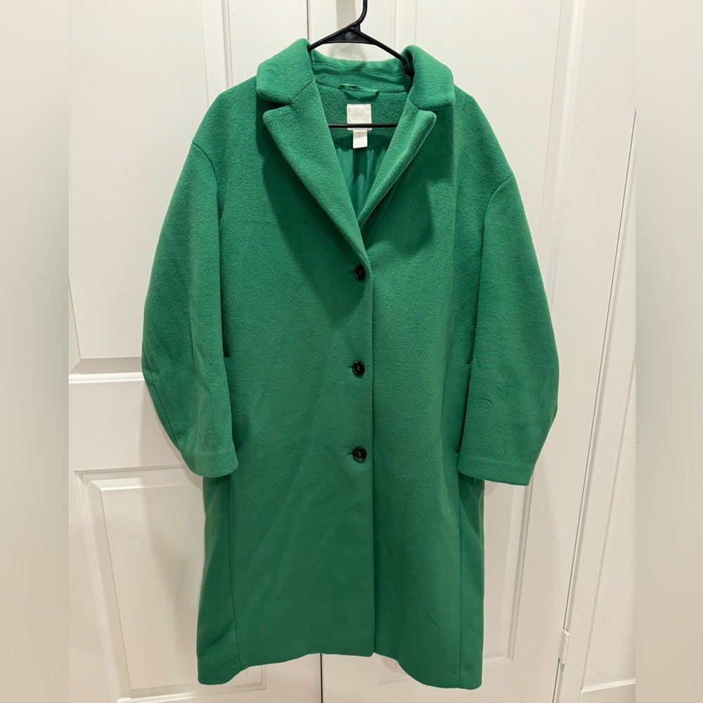 H&M Vibrant Green Coat